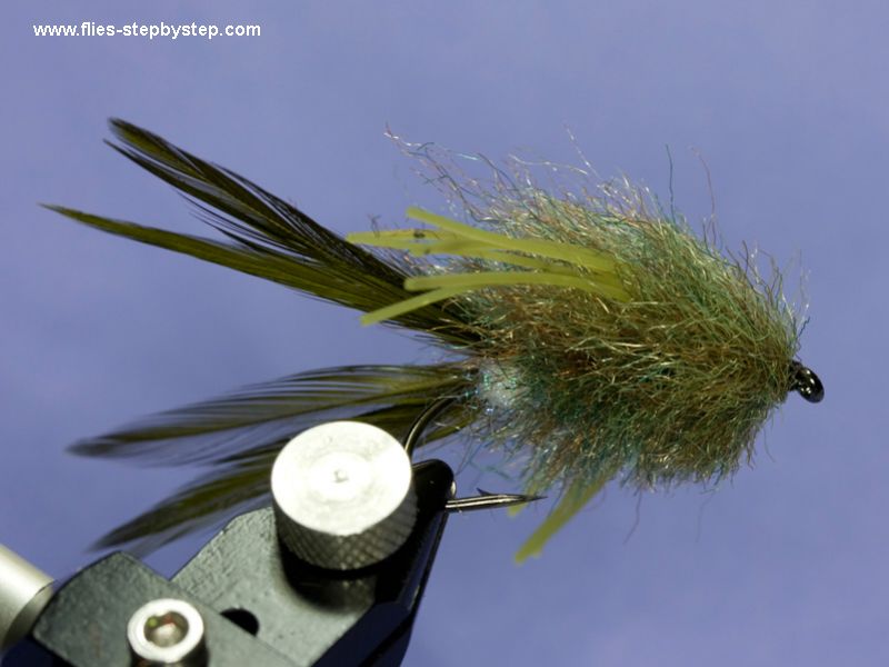 Frog fly pattern How to tie fly, Fly tying Step by Step Patterns